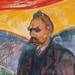 Portrait of Friedrich Nietzsche, detail