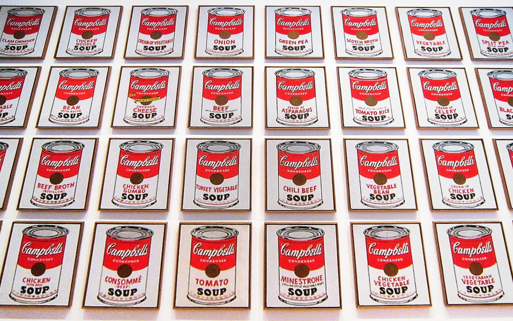 Andy Warhol, Campbell Soup (1962), Museum of Modern Art, New York